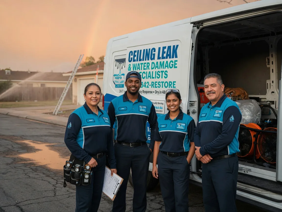 Ceiling Leak Cleanup company in Linwood, MI