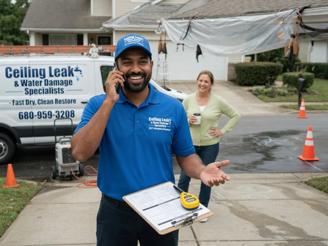 Ceiling Leak Cleanup Linwood, MI FAQs